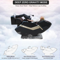 Entrepôt local aux États-Unis en stock, expédition le lendemain, fauteuil de massage à air comprimé à gravité zéro 3D