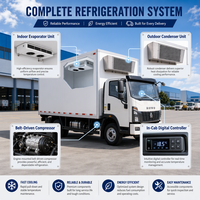 Unité de réfrigération pour camionnette de transport frigorifique avec compresseur Carrier