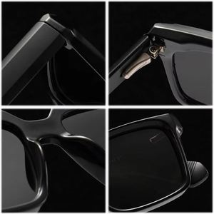 Lunettes de soleil polarisées carrées UV400 à grande monture pour hommes et femmes, avec logo personnalisé, collection mode 2026 - Product Image 6