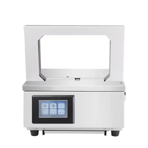 Máquina automática de cintas OPP, máquina de embalaje de cartón de alimentos vegetales, máquina flejadora de billetes y Dinero - Product Image 1