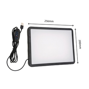 Lumières LED pour la gym, éclairage LED pour selfie, lampe de lecture LED, panneau plat avec trépied, écran LED flexible pour équipement photographique <span class=keywords><strong>TikTok</strong></span> - Product Image 4
