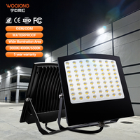 Projecteurs LED Woojong homologués ETL, projecteurs à haut lumen populaires, projecteurs extérieurs étanches IP65, lampes LED en aluminium moulé sous pression