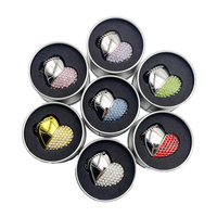 2,0 interfaz collar forma de corazón Pendrive 4GB 8GB 16GB 32GB 64GB 128GB almacenamiento Metal hermoso diamante personalizado USB Flash Drive