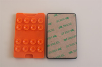 Support de Cartes Portable en Silicone à Ventouse Design D, Adhérence Forte, Logo Personnalisé, Accessoires de Téléphone Mobile Tendance pour Entreprises