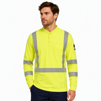 Chemise de travail résistante aux flammes NFPA 2112, protection contre les arcs électriques, haute visibilité, pour les soudeurs et les électriciens