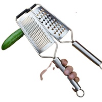 Râpe en acier inoxydable, écraseur de gingembre et d'ail, hachoir à pommes de terre, moulin à purée de gingembre, gadgets de cuisine