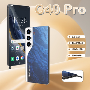 Nouveauté C40 Pro Original 16 Go + <span class=keywords><strong>1</strong></span> To <span class=keywords><strong>Android</strong></span> 15 Grand écran HD Dual Decacore 5G 144Hz Personnalisé Global 15 5G Smartphones - Product Image 1