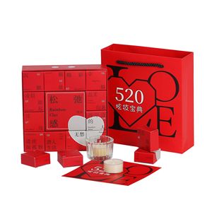 Fragrant Poetry Scented Candle Gift Set Heart Shape Soy Wax Valentine'S Day Home Decoration - Product Image 2