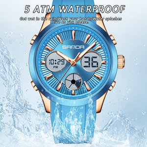Sanda 9105 Multifunctional Waterproof Sports Watch with Timer & Alarm <b>Clock</b>, <b>Digital</b> Student Wristwatch - Product Image 6