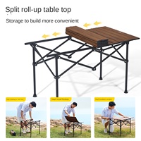 Table pliante Portable Table de Camping compacte en aluminium léger pour pique-nique en plein air voyage plage BBQ fête randonnée sac à dos