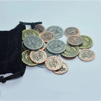 Pièces de monnaie en laiton gravées sur mesure, pièces de monnaie en métal bon marché, jetons de jeu en aluminium, pièces de monnaie de défi