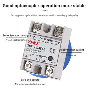 SSR-10DA/25DA/40DA Выход постоянного тока в переменный ток высокое качество Однофазное твердотельное реле - Product Image 4