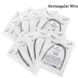 Ni-Ti Archwire Thermal Action Upper 16x22 Orthodontic Ovoid <b>Wire</b> Medical Device - Product Image 4