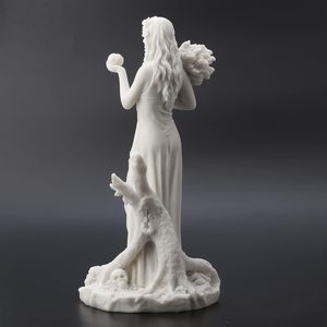 Estatua de Resina de Persefón, Diosa Griega de la Vegetación y el Mundo Subterráneo, Diseño Veronese, 10 1/4 Pulgadas, Acabado Blanco Mármol - Product Image 5