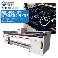 Impresora UV de Formato Grande LETOP 2.5M, Automática, Industrial, Multifuncional, Profesional, con Tecnología I3200, de Rollo a Rollo, Híbrida