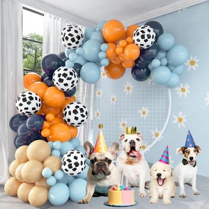 Set di <span class=keywords><strong>palloncini</strong></span> per feste con animali da fattoria a tema cane con stampa di mucca palloncino in lattice kit per decorazione di compleanno per bambini - Product Image 2