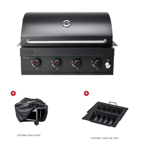 <span class=keywords><strong>Barbecue</strong></span> <span class=keywords><strong>barbecue</strong></span> grillades à gaz intégré dans la cuisinière extérieure avec four et grill portable à <span class=keywords><strong>4</strong></span> brûleurs - Product Image 2