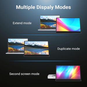 AHXJKA 10,5 inch 1920x1280 IPS touchscreen draagbare monitor lederen tas 60Hz Type C Plug & Play ingebouwde luidsprekers gaminglaptop - Product Image 4