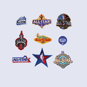 Patch brodé <span class=keywords><strong>NBA</strong></span> Conférence Ouest, thermocollant pour maillots et casquettes - Product Image 2