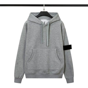 2026 American Autumn and Winter Stone Isl Sweat à capuche polaire avec badge en pierre, de marque tendance pour les couples - Product Image 2