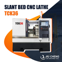 Tour CNC à banc incliné TCK36 – Dispositif de traitement haute vitesse pour petites pièces mécaniques de précision