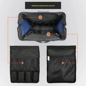 Bolsa de Hombro Multifuncional para Electricista, de Lona Resistente al Desgaste, con Cierre, para Herramientas y Reparaciones - Product Image 5