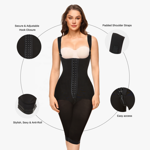 Shapewear a Compressione Forte di Alta Qualità, <span class=keywords><strong>Modellante</strong></span> a Clessidra, Fajas Colombiane per Post-Operatorio, per Curve Perfette - Product Image 2