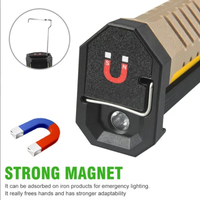 Le plus récent COB LED lumière de travail d'urgence Base magnétique mécanicien USB rechargeable lumière de travail lampe de réparation haute luminosité
