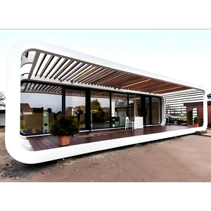 Conteneur d'habitation préfabriqué de haute qualité au design moderne Maisons Chambres avec jardin et cabine Apple - Product Image 2