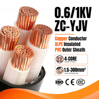 Câble d'alimentation 4 conducteurs 50mm² ZC-YJV 0.6/1kV en cuivre XLPE pour les systèmes de climatisation et de chauffage des centres commerciaux