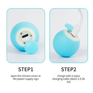 Juguete Eléctrico Inteligente para Gatos, Pelota Rodante Automática Interactiva de Plástico para Mascotas, Venta al Por Mayor - Product Image 4