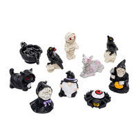Nouvelle poupée sorcier momie d'Halloween KI Yuewu, accessoires décoratifs mignons à faire soi-même, bibelot pour voiture ou bureau