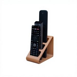 Boîte de rangement pour télécommande en bois à 5 niveaux détachable avec un design moderne pour le salon, la table de canapé - Product Image 6