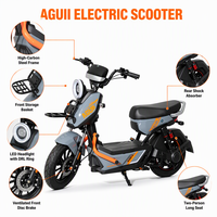 Vélo électrique à frein à disque haute puissance avec phare LED rond pour les trajets urbains quotidiens – Vente en gros usine