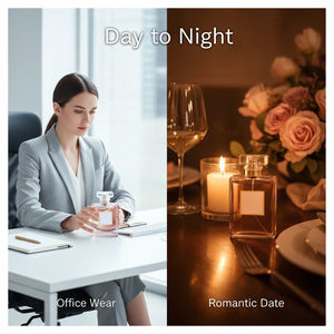 น้ำหอมกลิ่นดอกไม้หรูหราสำหรับผู้หญิง กลิ่นกุหลาบและมะลิ ติดทนนาน บรรจุในกล่องของขวัญ แบรนด์ส่วนตัว ขนาด 100 มล. - Product Image 5