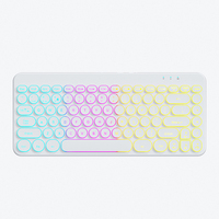 OEM RGB 2.4G BT sans fil Triple Modes 60% Clavier de jeu 83 touches Clavier de jeu 60%