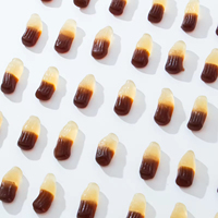 Bonbons gélifiés à la cola en vrac, directement de l'usine, sucrés, acidulés, moelleux, OEM ODM Halal