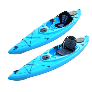 Kayak de pêche monoplace 10 pieds neuf avec pagaie – Canot à assise intérieure – Vente chaude - Product Image 5