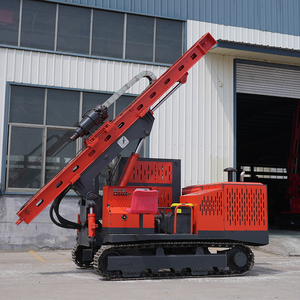 Cấu trúc đinh tán DIESEL thủy lực 40-40-32 Ba Máy bơm giếng khoan bánh xích Giàn Khoan với động cơ - Product Image 1