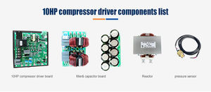 บอร์ดควบคุมอินเวอร์เตอร์ดีซีสำหรับเครื่องอัดอากาศ 3 เฟส ขนาด 7kw 10kw 12kw 16kw 20kw ยี่ห้อ Bandary - Product Image 6