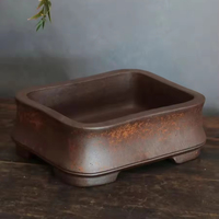 Pot à bonsaï rectangulaire en sable Yixing fait main, best-seller