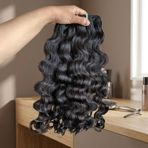 ชุดต่อผมแบบมัด  ลอนธรรมชาติ สำหรับผู้หญิง  ลอนนุ่มเด้ง - Product Image 1