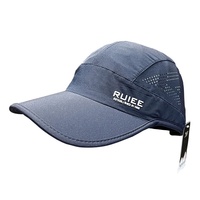 Gorra de Béisbol de 6 Paneles con Visera Ancha, de Secado Rápido, Impermeable, Estilo Deportivo Vintage, para Bebés, Transpirable, Protección Solar Anti-UV para Invierno