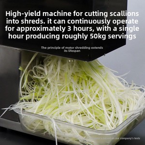 Máquina Cortadora y Trituradora de Vegetales Eléctrica Industrial Comercial <span class=keywords><strong>para</strong></span> Picar Fino <span class=keywords><strong>Ajos</strong></span>, Chiles, Apio y Cebollines - Product Image 5