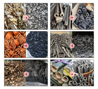 10 tonnes poussière riz coque écrou coquille noix noix de coco noisette riz balle Biochar carbonisation four charbon de bois faisant la Machine
