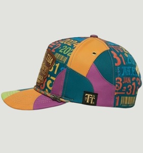 Urban Number Patch Snapback <b>Cap</b> 6 Panel Adjustable <b>Flat</b> Brim Baseball Hat Unisex Casual Fashion Headwear - Product Image 6