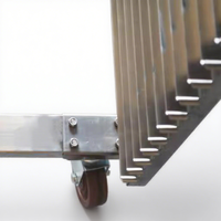Chariot de four commercial en acier inoxydable 304 tissé sur mesure par le fabricant - Services de découpe, soudage et pliage