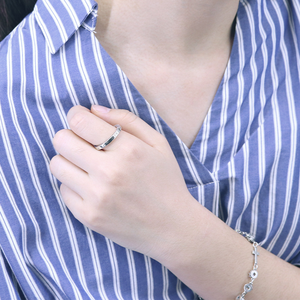Anello a Croce con Lingua Grande in Argento Sterling 925, Stile Unisex, per Trendsetter Europei e Americani - Product Image 5