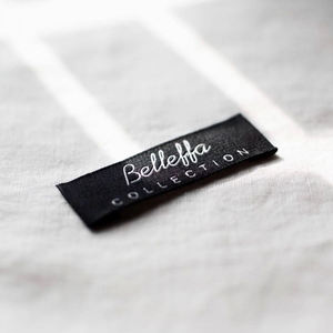 ป้ายผ้าฝ้ายทอขนาดเล็กสำหรับเสื้อเชิ้ตผู้ชาย ใช้เป็นป้ายติดเสื้อ - Product Image 5