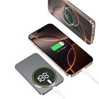 Nouvelle Batterie Externe Portable Li-ion/Semi-Solide 2026 KC PSE CCC 5000mAh 10000mAh avec Affichage LED Personnalisé pour iPhone 17